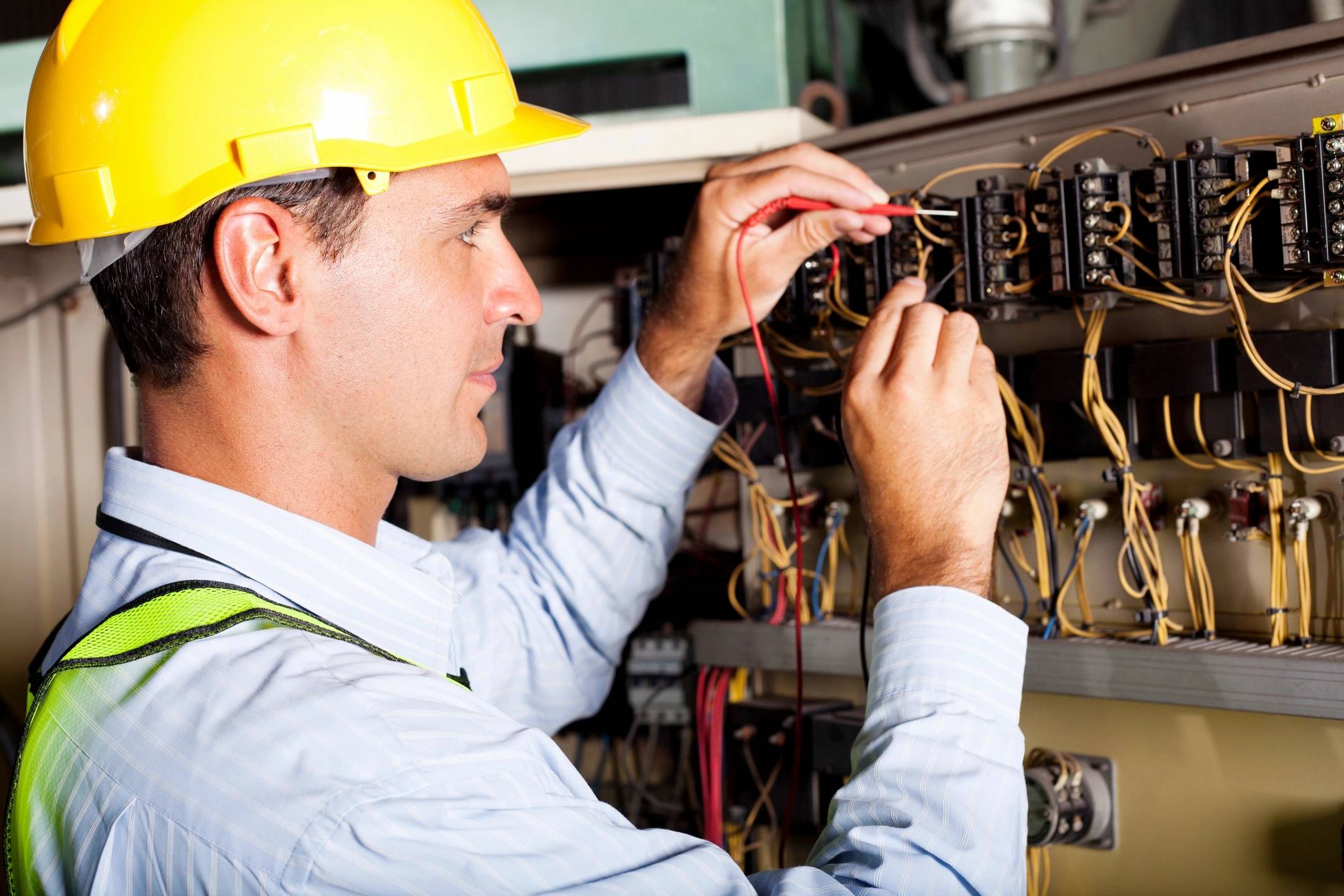 Inspection of a electric panel as required by law